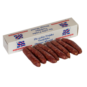 4x dubbele Turfgerookte droge worst